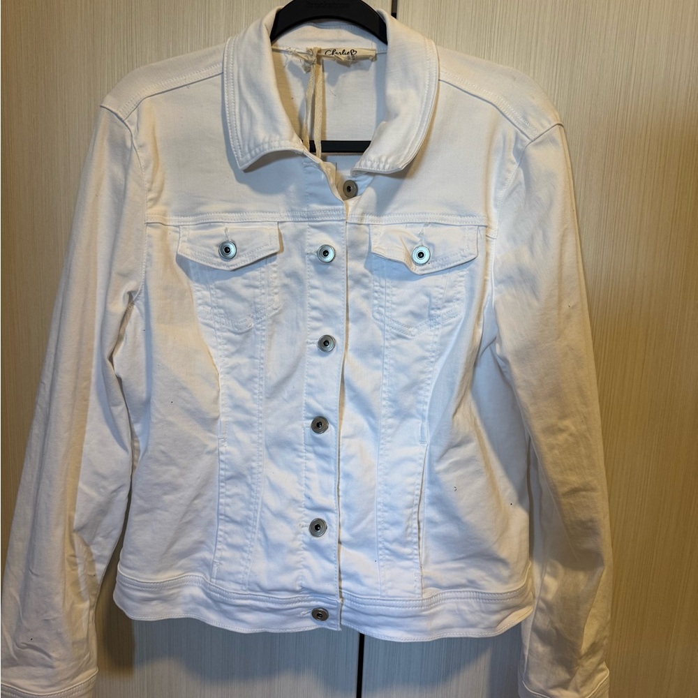 Women's Charlie B. White Denim Jacket
